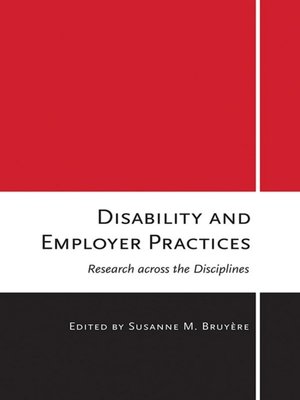 cover image of Disability and Employer Practices